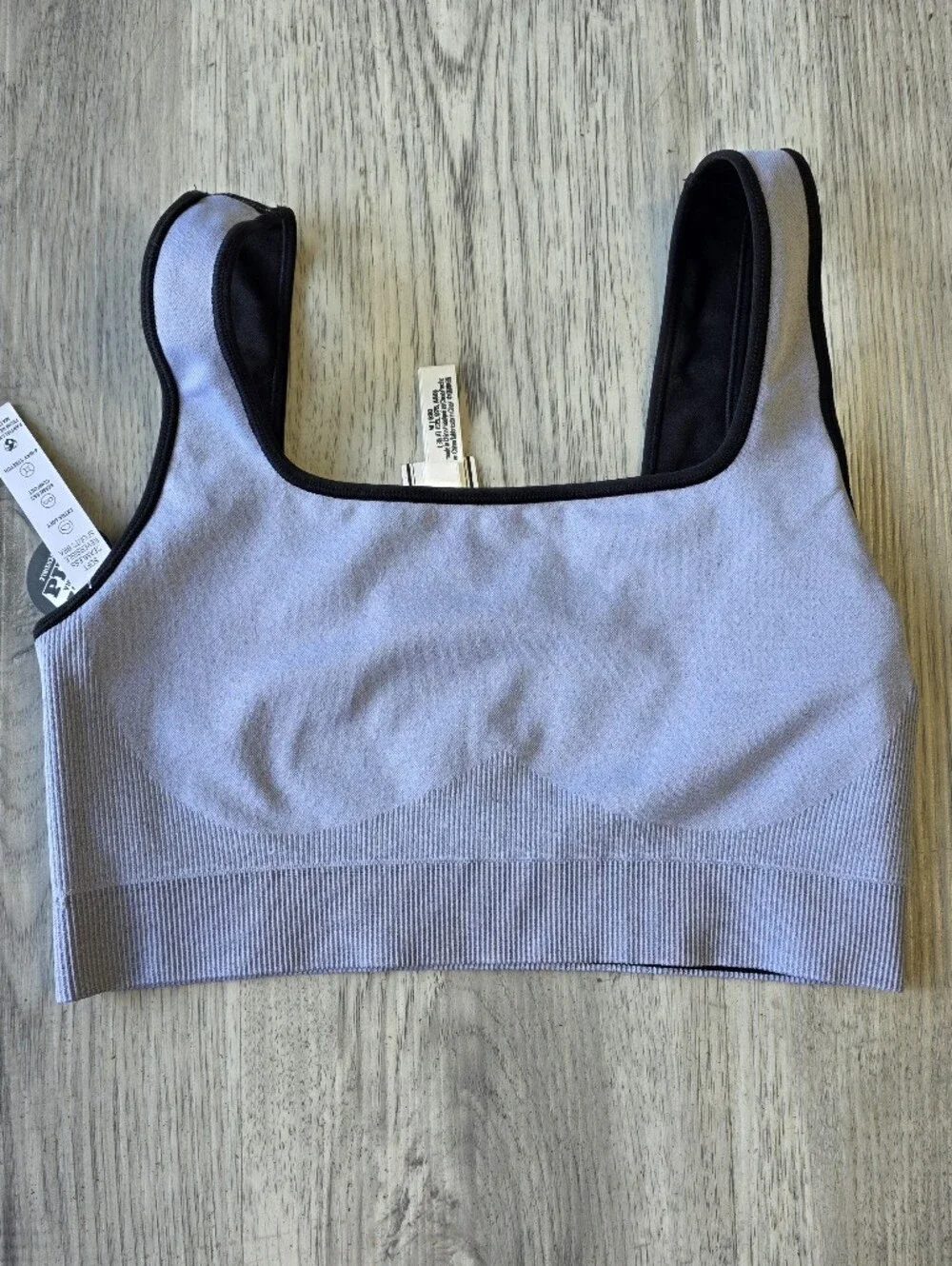 Victoria’s Secret PINK Flip It Bra Reversible Sports Bra Black Gray M NWT